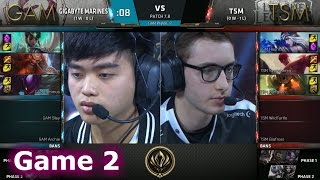 TSM vs Gigabyte Marines | Game 2 LoL MSI 2017 Play-In | TSM vs GAM G2 MSI 2017