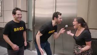 Billy On The Street: Paul Rudd Loves BROS