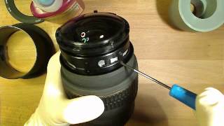 Fixing loose front and Focus problem on SIGMA 24-70mm D 1:2.8 EX