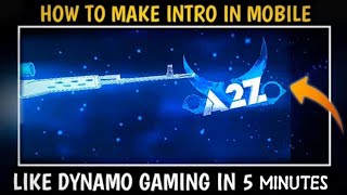 How to make gaming intro like dynamo gaming || dynamo gaming intro making