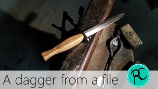 Knife Making - Making A Fighting Dagger!
