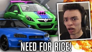 NEED FOR RICE! (Raptor, Corsa & Skyline R34) | 3DTuning #1