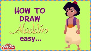 How to Draw Aladdin ✎ Easy drawing tutorial for kids!