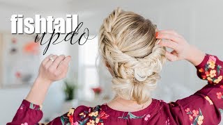 Beautiful Updo for short, medium length and long hair!