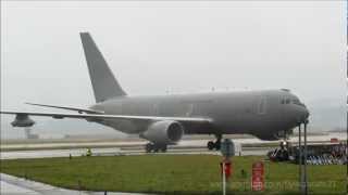 AMI / Italian Air Force KC-767A lands at RAF Leuchars 18/3/13