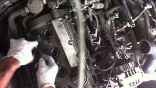 Rebuilding VW/Audi 1.8T engine head removal