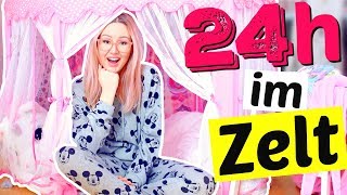 24 STUNDEN in einem Zelt eingesperrt! ?⛺️ | ViktoriaSarina