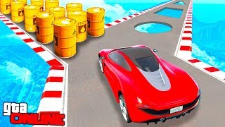 СЛОЖНО УДЕРЖАТЬСЯ! ПРЕОДОЛЕВАЮ ЛОВУШКУ ЗА ЛОВУШКУ  ДО ФИНИША - БЕЗУМНЫЕ ИСПЫТАНИЯ В ГТА 5 ОНЛАЙН