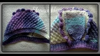 Как связать чепчик для новорожденного спицами