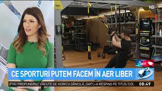 Sfat de sănătate. Ce sporturi putem face în aer liber