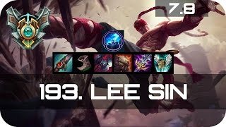 Master Lee Sin Jungle vs Lee Sin Season 7 s7 Patch 7.8 2017 Gameplay Guide Build Normals