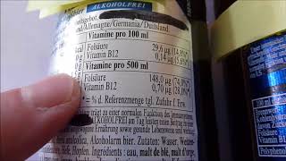 Alkoholfreies Weizenbier: Folsäure (Vitamin B9) und Vitamin B12, wenig Kalorien