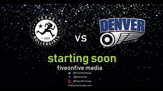 Texas Rollergirls Chainsaws at Denver Roller Derby Bruising Altitude