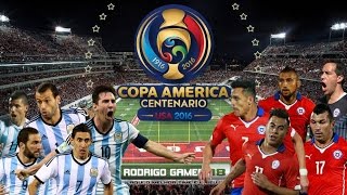 Argentina x Chile (26/06/2016) FINAL DA COPA AMÉRICA CENTENÁRIA 2016 [FIFA 16]
