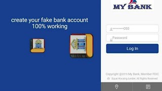 How to create a fake US bank account.