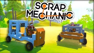 КАК ПОСТРОИТЬ МАШИНУ! (Scrap Mechanic)