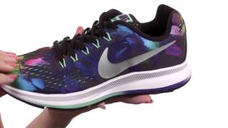 Nike Kids Zoom Pegasus 34 Print (Little Kid/Big Kid) SKU:8844945
