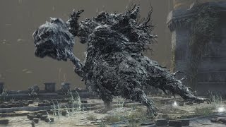 Dark Souls 3: Stray Demon Mini Boss Fight (4K 60fps)