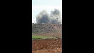 Террористы сбили российский самолет Су-25 в Сирии