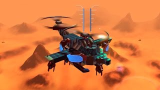 Штурмовой вертолёт в Robocraft ( Робокрафт )
