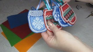 МК Елочные игрушки - мой способ изготовления