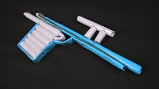 Сделай САМ / СТРЕЛЯЮЩИЙ БУМАГОЙ ???