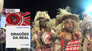 Largada do desfile oficial Dragões 2018