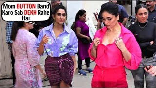 Sara Ali Khan SAVES Step MOM Kareena Kapoor From EMBARRA$$ING Moment At 104 8 Fm ISHQ Set