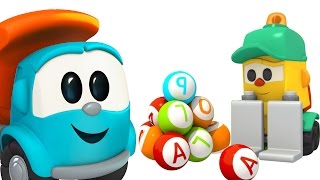 Мультфильмы про машинки. Грузовичок Лева и Грузик учат буквы