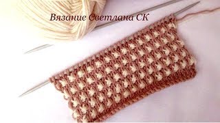 88 Узоры спицами цветной объемные узелки / Светлана СК
