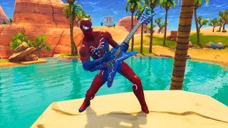 *FIRST* Ever Spider-Man Skin In Fortnite... *Coolest Custom Skin*