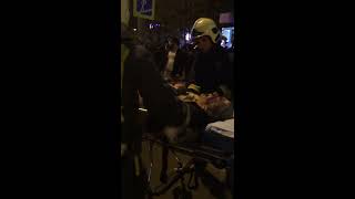 Авария на Кутузовском проспекте 03.10.2015