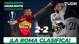 Highlights | AS Roma 2 - 2 Wolfsberg | Europa League - J 6 - Grupo J | TUDN