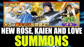 Bleach Brave Souls NEW Kaien, Rose and Love Summons