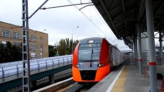МЦК (МКЖД) за час. Видео из окна электропоезда ЭС2г от и до ст.Шоссе Энтузиастов
