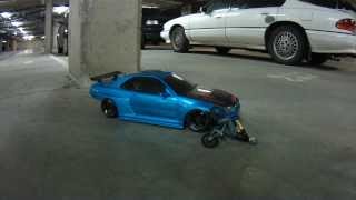 TAMIYA TA06 PRO DRIFT PRACTICE/CONTOUR HD CAMERA TEST