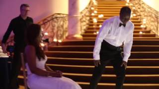 The unforgettable Wedding Garter Removal- #ThePlummers