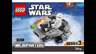 LEGO® Star Wars 75126 Снежный спидер Первого Ордена. Инструкция по сборке