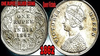 One rupee coin | Silver | Queen Victoria