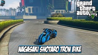 GTA V - TUNANDO A NOVA MOTO NAGASAKI SHOTARO ( MOTO DO FILME TRON ) - PS4