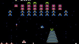 Galaga - Gameplay Arcade 1981
