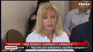 “Saskaņa” / GKR iesniedz kandidātu sarakstu