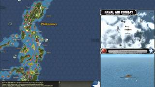 War in the Pacific: Admiral's Edition - gameplay video part 1 video 2