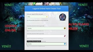 Legend Online YEPYENİ Elmas/Altın HİLESİ!!