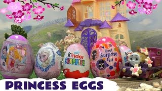 Princess Surprise Eggs Play Doh Thomas and Friends Frozen Oeuf Surprise Kinder Disney Princess