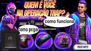 Como funciona o evento quem é você na operação trep e como pegar token de microfone n free fire