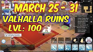 Valhalla Ruins Lvl: 100 vs 3 sniper NO Priest | Ragnarok Mobile Eternal Love