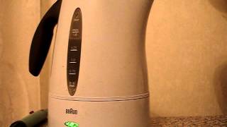 как работает электрический чайник Braun