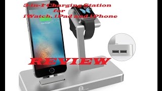 Apple Watch Charging Stand, 3-in-1 Charging Station for iWatch, iPad and iPhone  By 1Byone Review