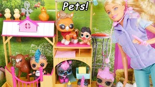 LOL Surprise Glam Surprise Pets Series 4 Glitter with Barbie Pet Doctor